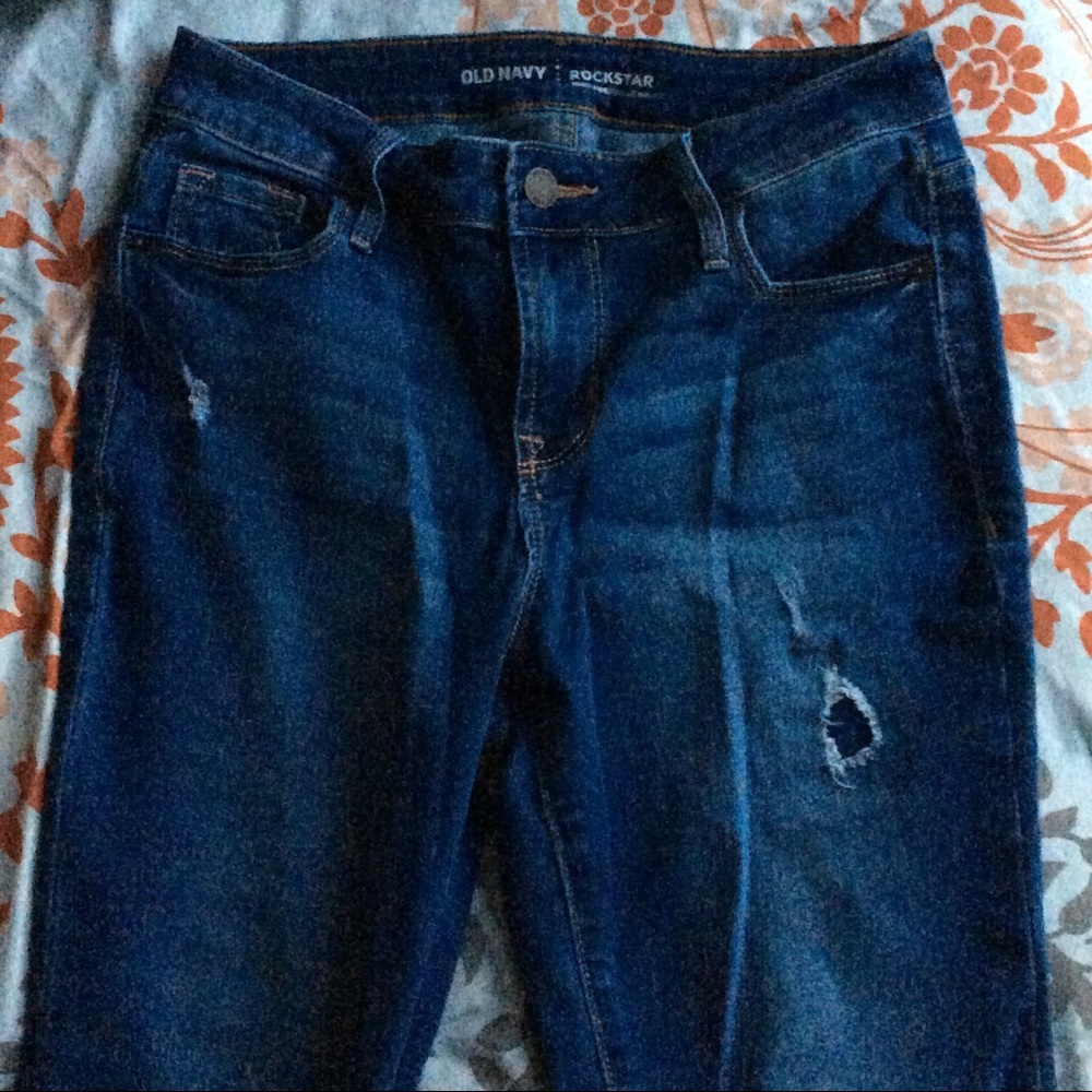 Women’s Old Navy High Rise Rockstar Jeans: Size 4 - Picture 6 of 8